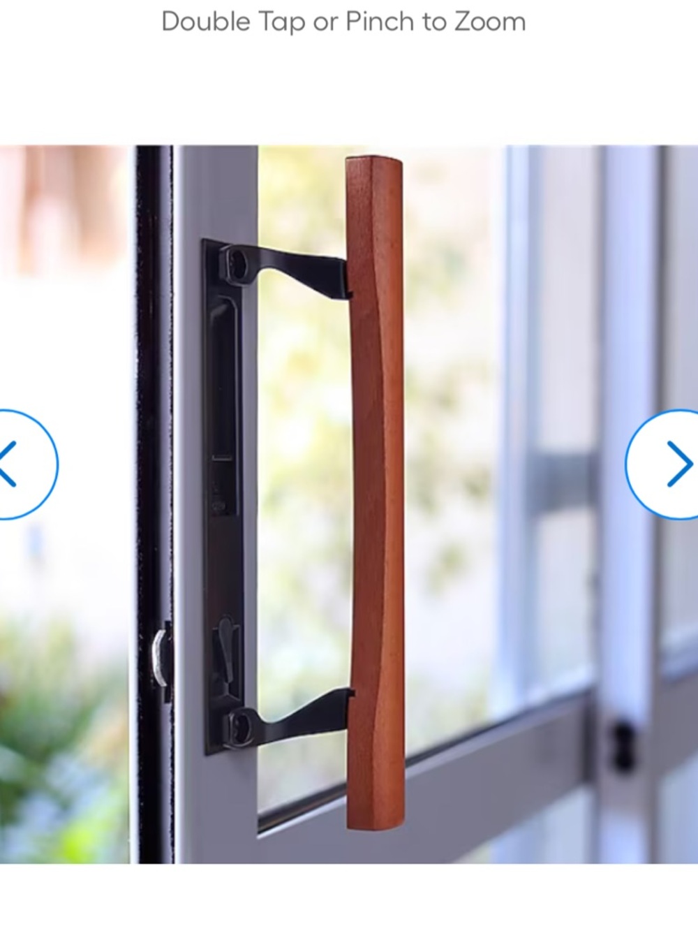 WRIGHT PRODUCTS 6.625-in Flush mount Sliding Patio Door Handleset
